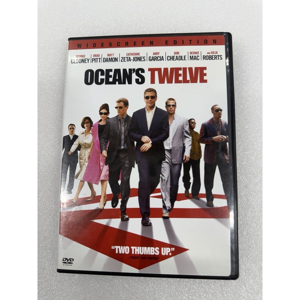 OCEANS TWELVE: DVD 2005 Widescreen - "not new, still very nice"